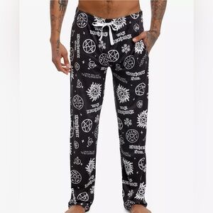 Unisex‎ Supernatural Icons Pajama Pants Hot Topic Winchesters